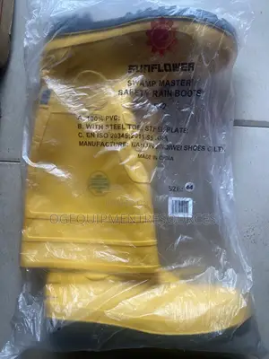 Sunflower Safety Rain Boots