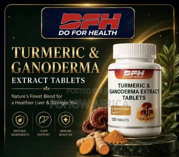 DFH Turmeric Ganoderma Extract Tablets - 1