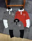 Stripe Double Hand Polo Shirt - Sabon Kayayyaki - 2