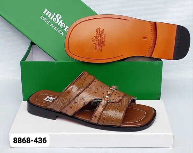 Mister Luxury Native Leather Slippers - 1