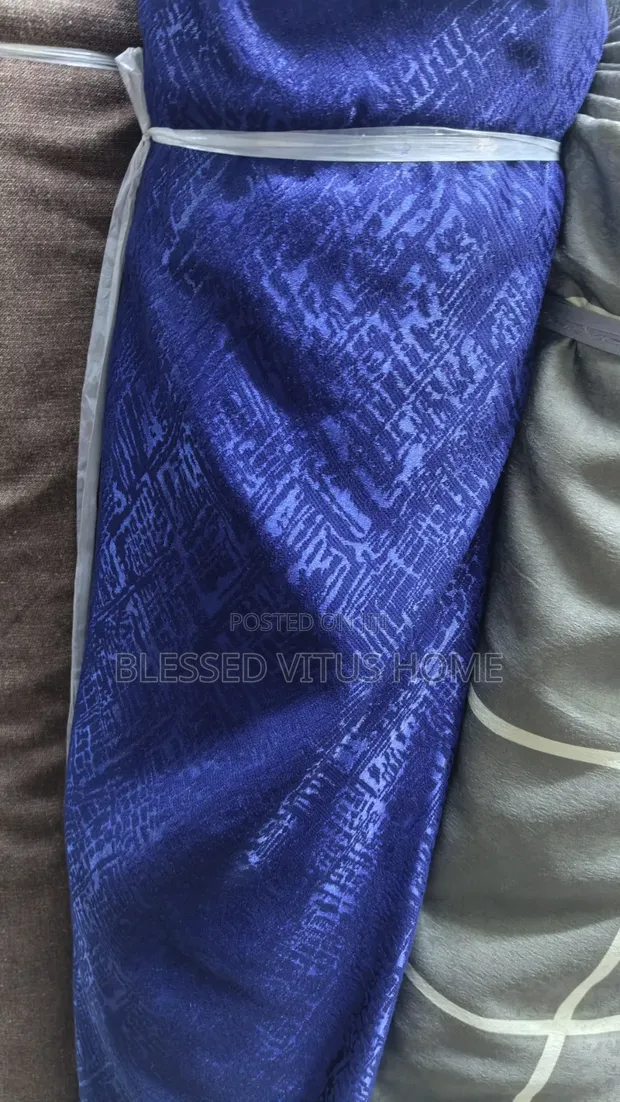 Premium Royal Blue Curtain by Blessed Home Interior - 1