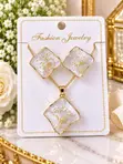 Elegant Silver Jewelry Set - 2