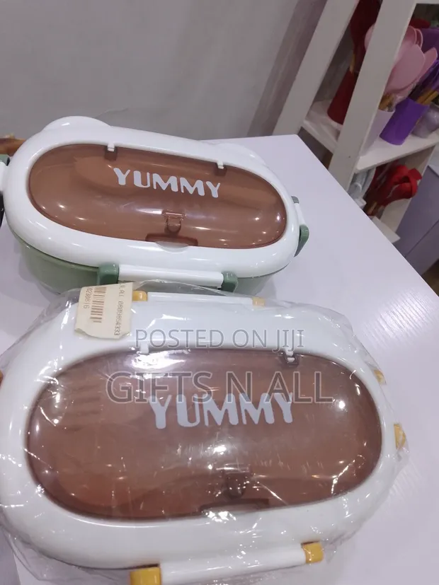 Yummy Lunch Box with Utensils - 1
