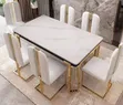 Home Interiors Dining Set with Six Chairs - 1
