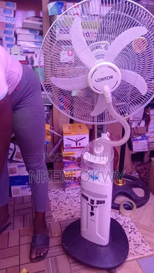 Lontor Solar Rechargeable Standing Fan
