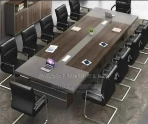 Executive Conference Room Table and Chair Set - 1