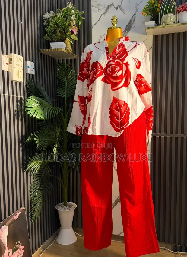 Classy 2-Piece Trouser and Top Set - 1