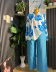 Classy 2-Piece Trouser and Top Set - 2