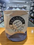 Foldable Fabric Laundry Basket / Storage Hamper - 1