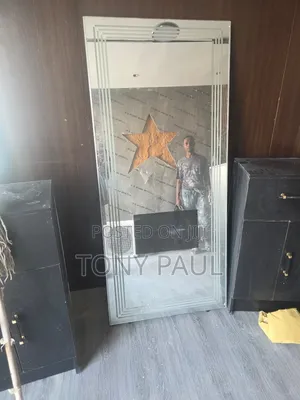 Used Salon Mirror with Integrated TV