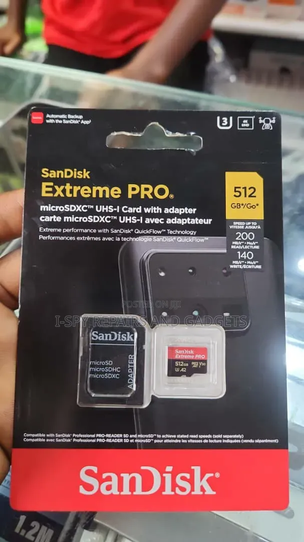 SanDisk Extreme Pro Micro SD 512GB - 1