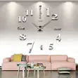 Modern 3D DIY Frameless Wall Clock (120cm) - 2