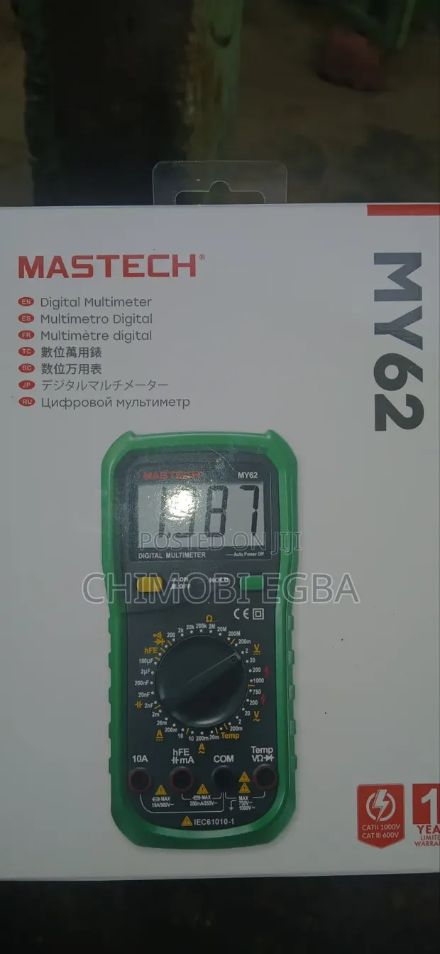 New Mastech MY62 Digital Multimeter - 1