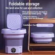 Portable Foldable Washing Machine with Lid - Mini - 1