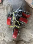 Heavy-Duty Swivel Caster Wheels - Red Polyurethane - 4