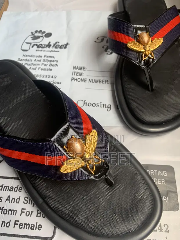 PRESHFEET Handmade Genuine Leather Slippers - 1