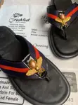PRESHFEET Handmade Genuine Leather Slippers - 1