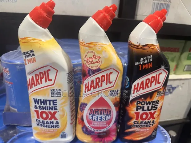 Harpic White Shine, Active Fresh, Power Plus Toilet Cleaner - 12 x 750ml - 1