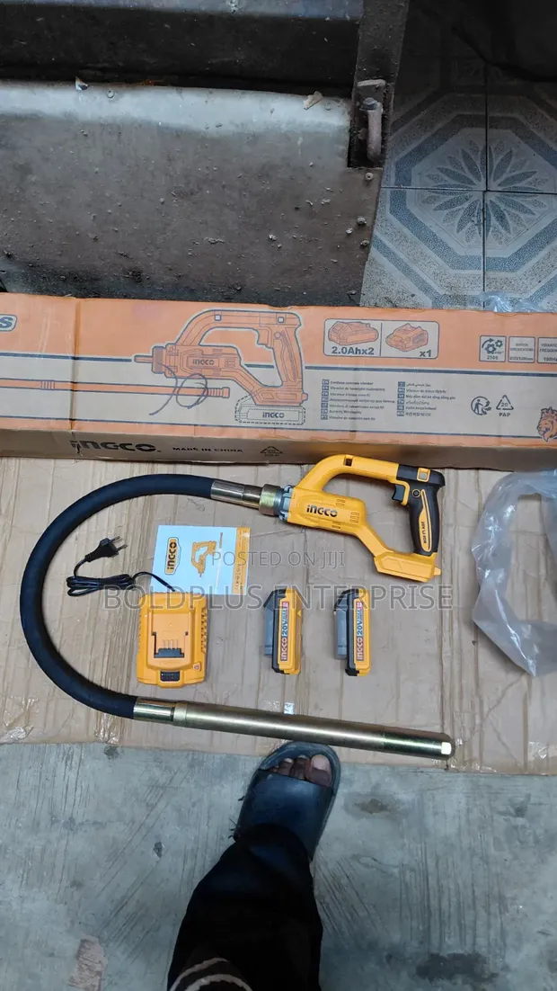 20V Ingco Cordless Concrete Vibrator Machine - 1