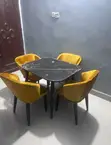 Home Interiors Dining Table with 4 Chairs - 1