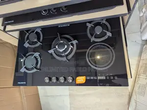 Polystar 5-Burner Tempered Glass Gas Hob