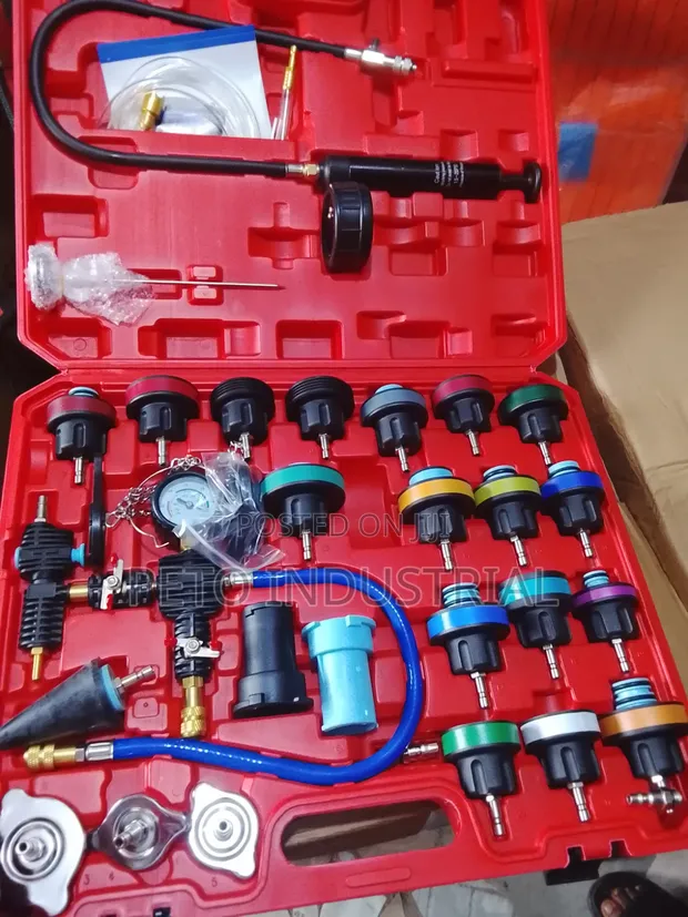 28-Set Radiator Pressure Tester & Vacuum Refill Kit - 1