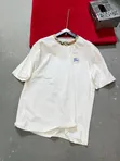 Burberry Men's Round Neck T-Shirt - White, Brand New - 1