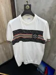 Burberry Men's Round Neck T-Shirt - White, Brand New - 2