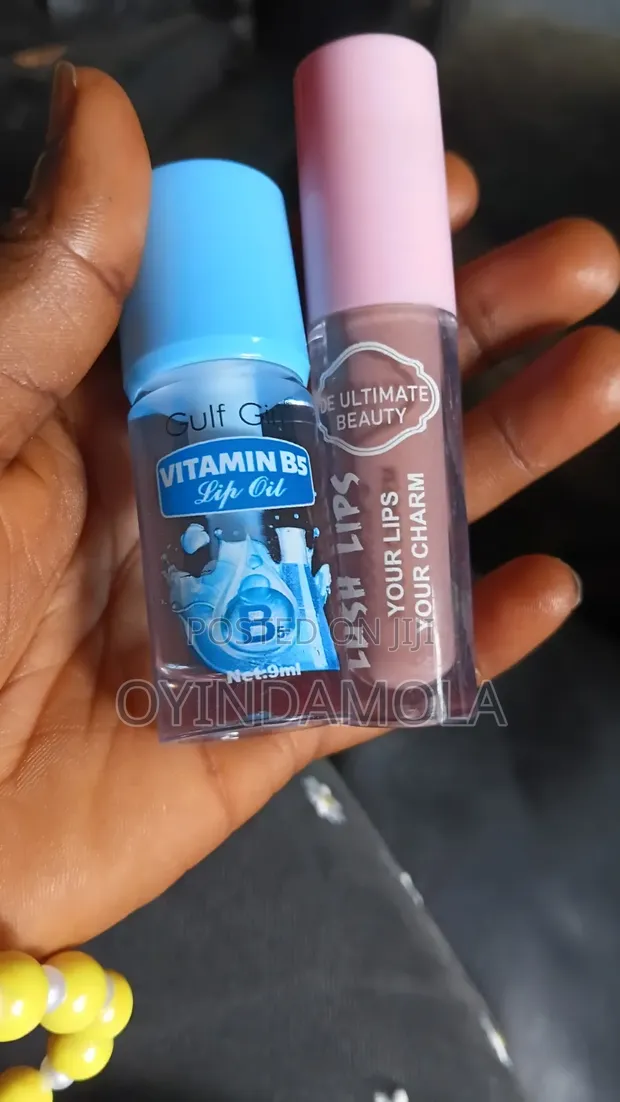 Oyin Beauty Empire Vitamin B5 Lip Oil & Lush Lips Nude Gloss - 1