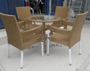 4-Seater Rattan Dining Set - Waje