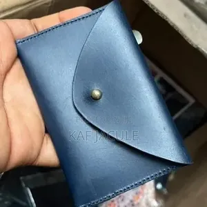 Unisex Leather Wallet - Black/Brown