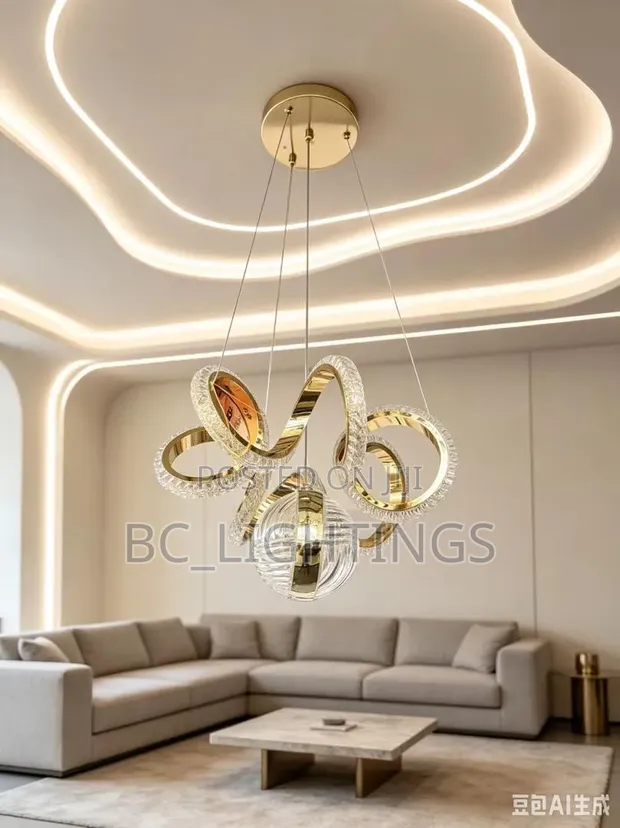Modern LED Luxury Lamps for Living, Dining & Bedroom - 1