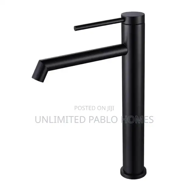 Modern Gunmetal Grey Basin Faucet - 1