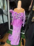 Premium Ready to Wear Lace Blouse & Skirt Set - 1