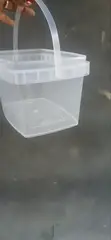 3 Litres Rectangular Transparent Buckets - 2