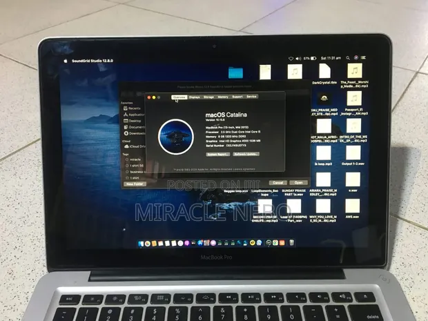 Apple MacBook Pro 13-inch (Tsakiyar 2012) - Core i5, 8GB RAM, 128GB SSD - 1