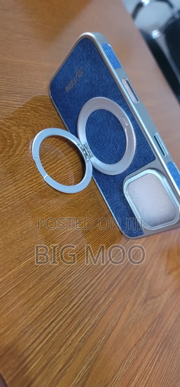 iPhone 16 Pro Premium Alcantara Case - Blue - 1