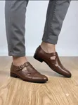 Men's Modern Cross-Strap Buckle Sandals - 2