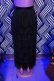 Duchess Fringe Maxi Skirt - Brand New - 4