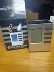 Cube Desk Stand with Alarm Clock - 1