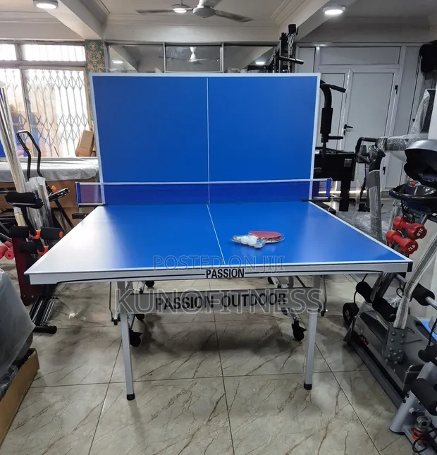 Outdoor Aluminium Foldable Table Tennis Table - Full Accessories - 1