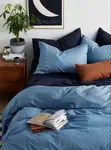 2-Tone Plain Colored Duvet Set - 1