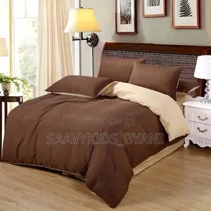 2-Tone Plain Colored Duvet Set
