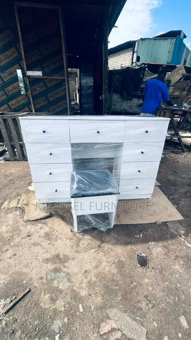 Brand New 50-Inch White Dressing Table - 1