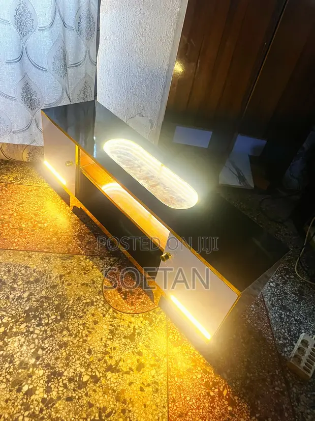 TV Shelf with Lighting - 1