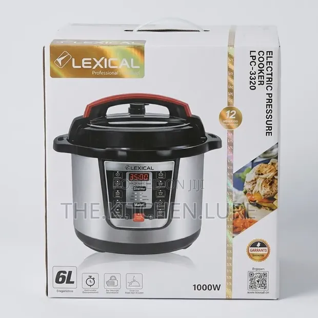 Lexical 6L Digital Electric Pressure Cooker - 1