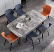 6 Seater Marble Dining Table Set - Luxury - 1