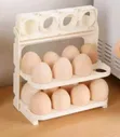 3-Tier Flip Egg Holder Rack / Automatic Egg Storage - 3