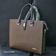 Brand New Genuine Leather Laptop Documents Bag - 2
