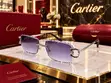 Rimless Sunglasses - Dark Gray Lenses, Gold-Tone Hardware - 1